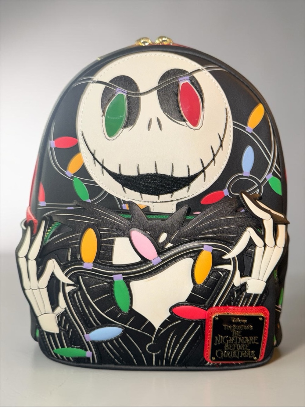 Loungefly The Nightmare Before Christmas Jack Skellington Light-Up Backpack